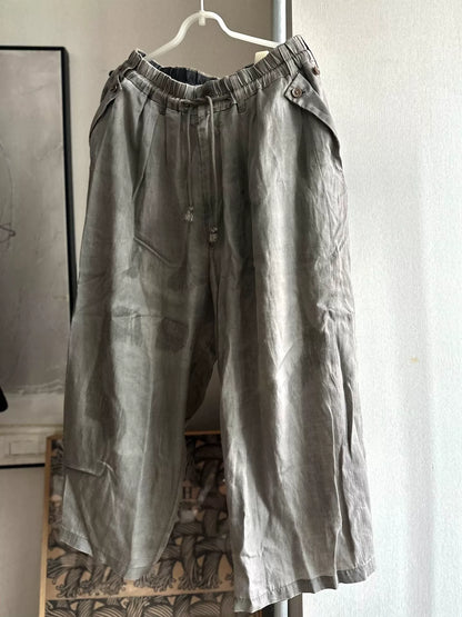 Yohji Yamamoto Main Line Silk Wide Pants