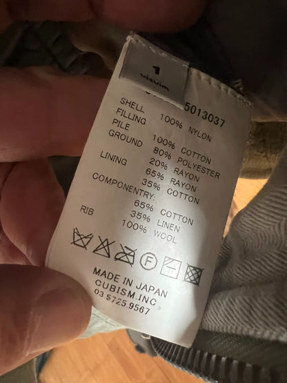 VISVIM 16AW Olive Green MA1 Jacket