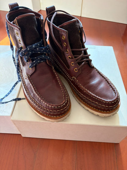 visvim grizzly mid-folk dk.brown