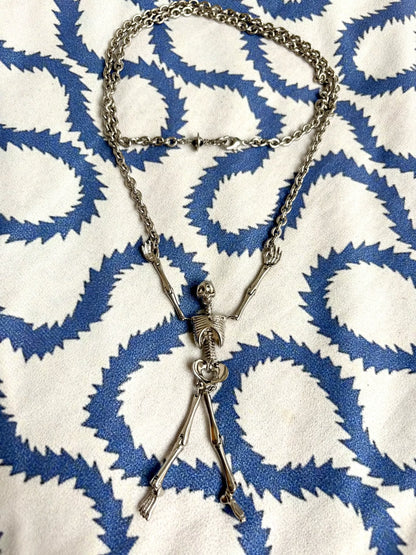 vivienne westwood skeleton necklace large size