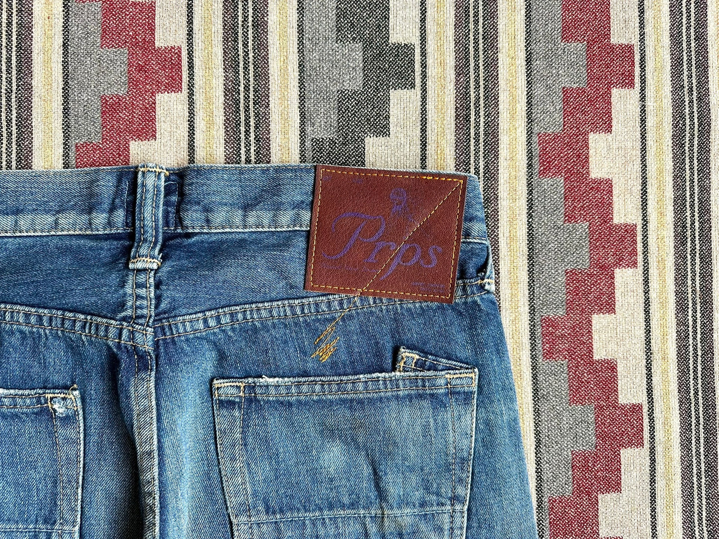 Prps Heavy Washed Distressed Acid Jeans