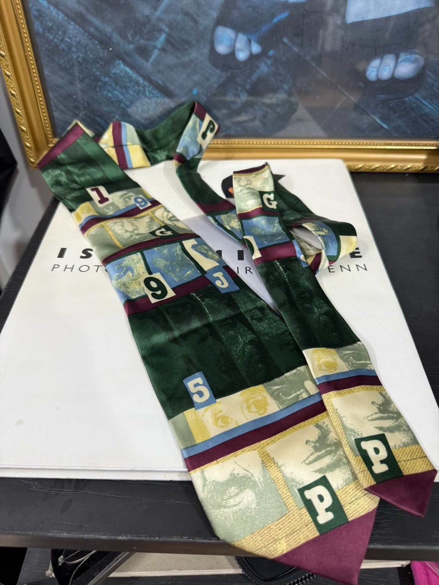 Jean Paul Gaultier Pop Art Silk Tie