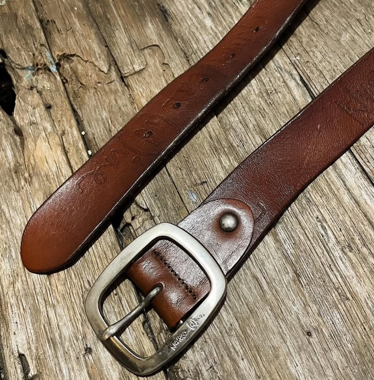 Vintage Number (n)ine 2000s Leather Belt