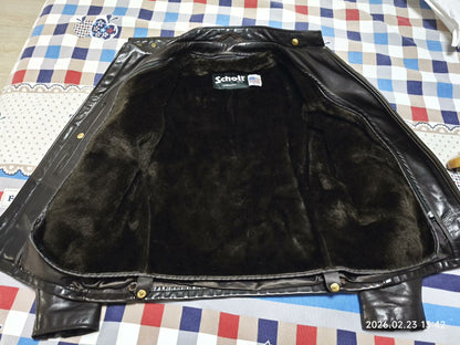 Schott 141 Leather Motorcycle Jacket