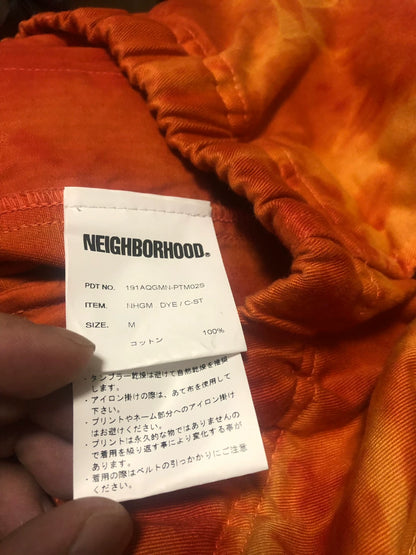 neighborhood x gramicci tie-dye shorts