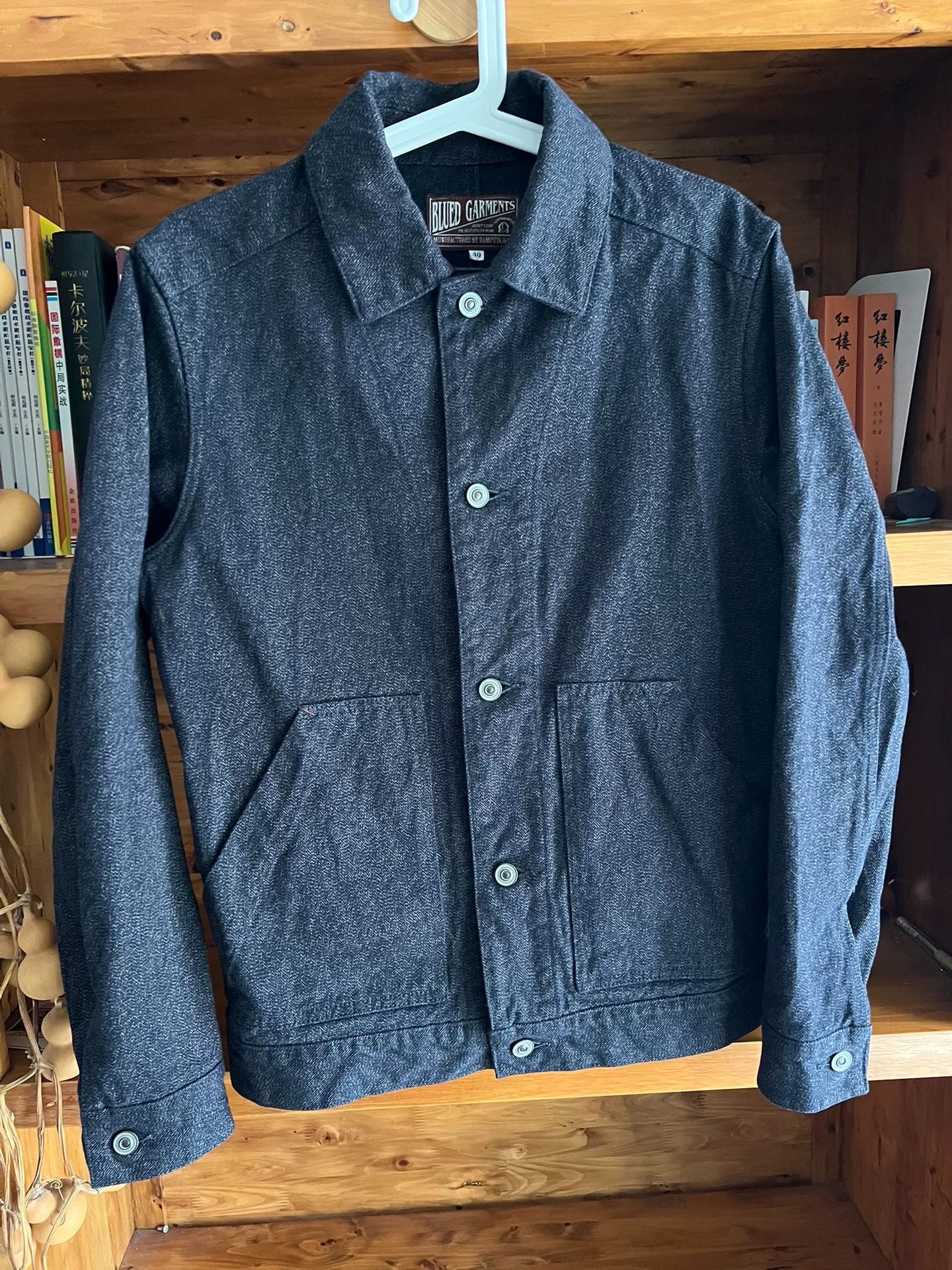 momotaro blue denim jacket for men
