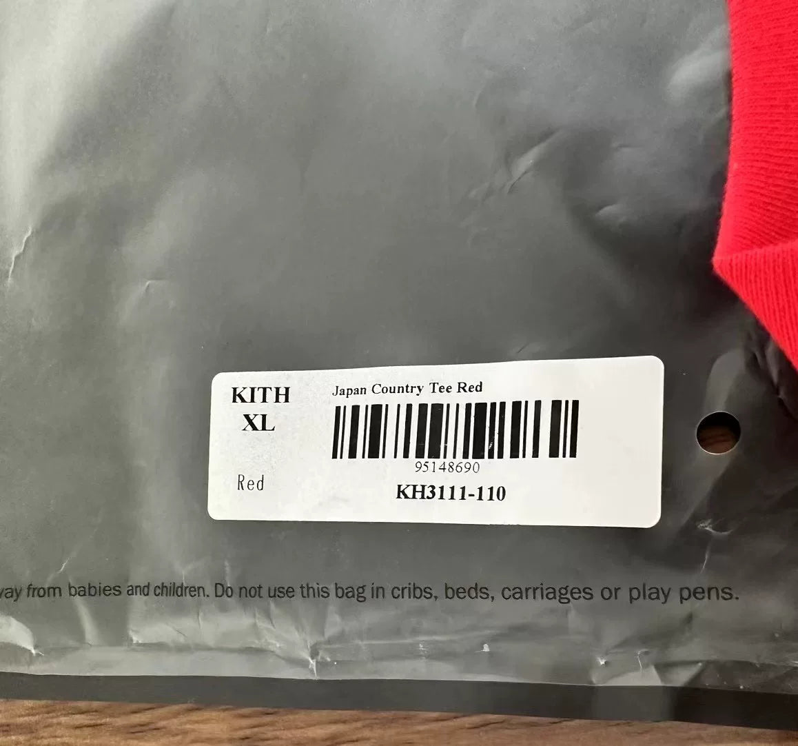 KITH Japan Country TEE Red Limited Edition