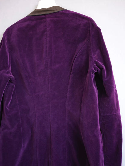 dual-sided velvet jacket by Yohji Yamamoto