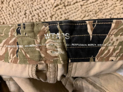 WTAPS 12SS Jungle Chopped Tiger Stripe Shorts