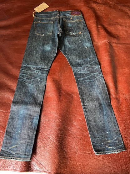 Prps W32 Slim Indigo Acid Wash Jeans