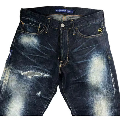 denim by vanquish & fragment tapered jeans