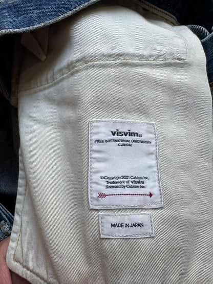 visvim 19ss Distressed Blue Jeans