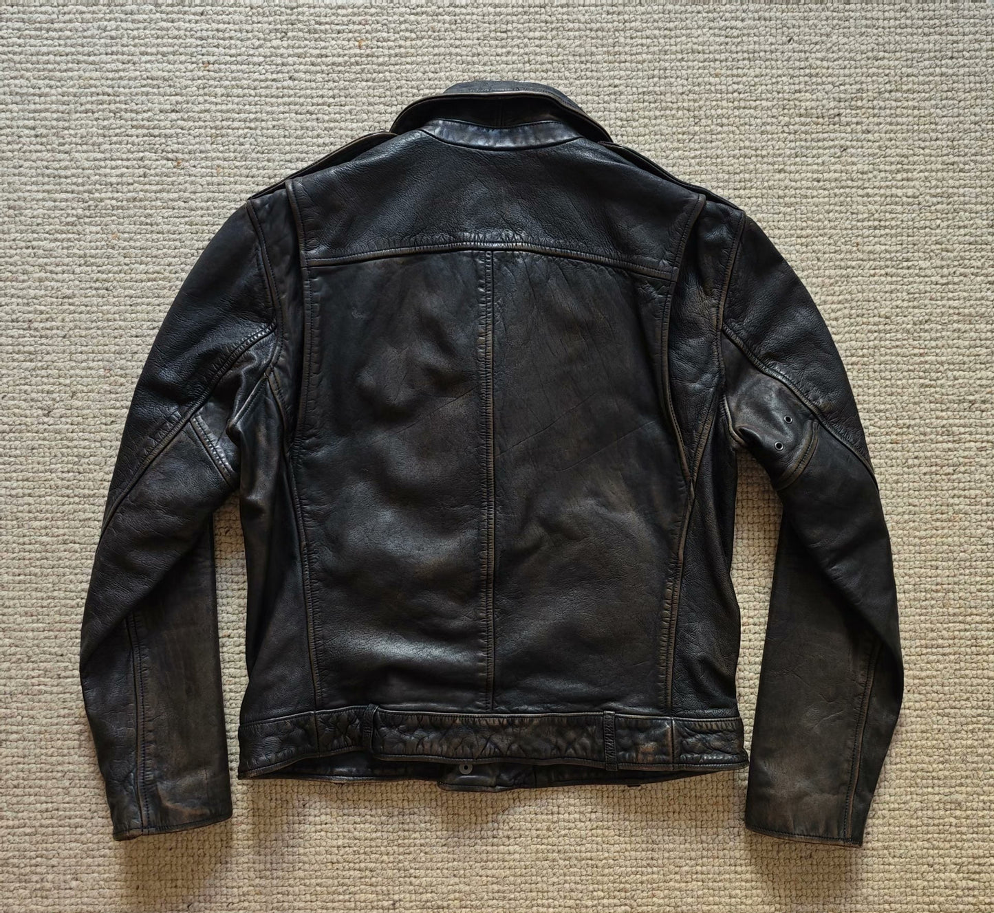 Polo Ralph Lauren Men's Motorcycle Leather Jacket
