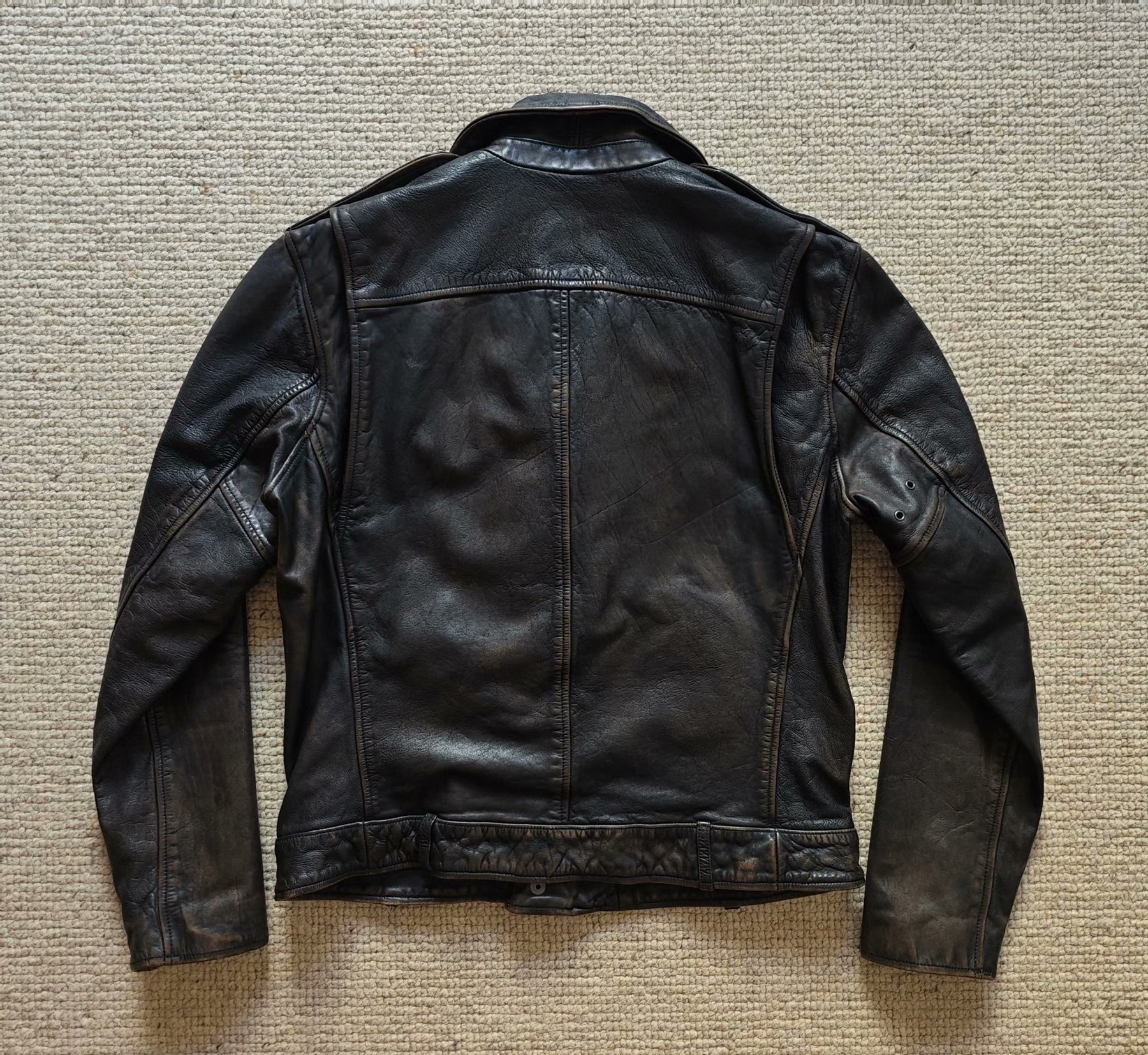 Polo Ralph Lauren Men's Motorcycle Leather Jacket