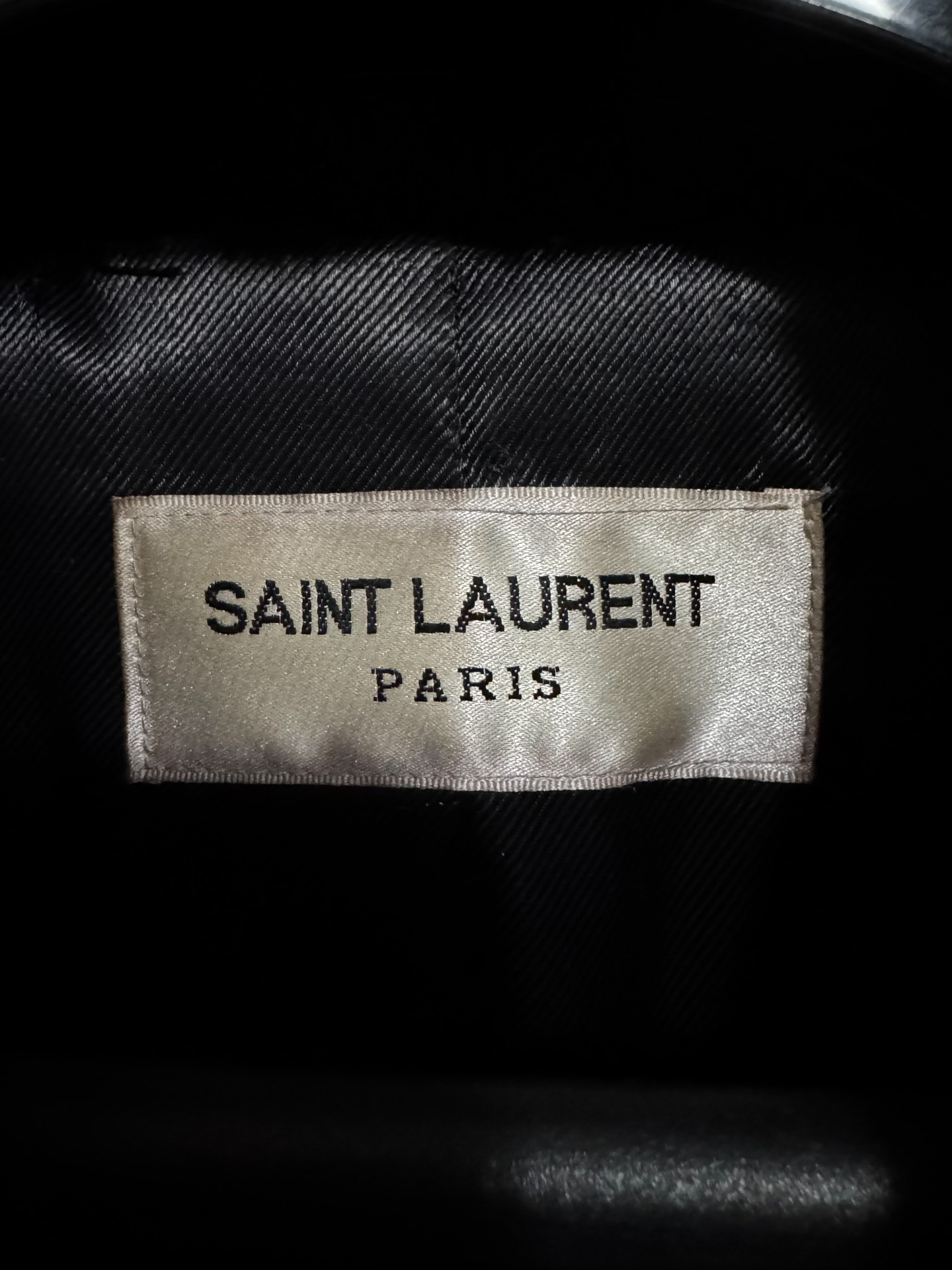 Saint Laurent 15FW Double-Breasted Mink Coat