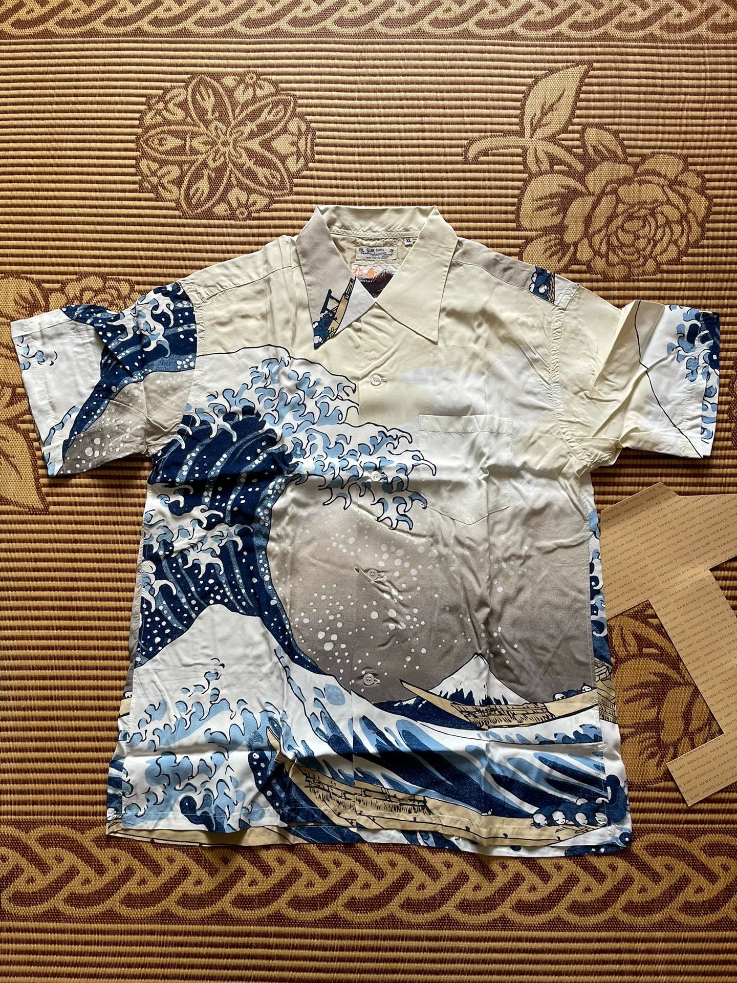 SUN SURF Hokusai Great Wave Hawaiian Shirt
