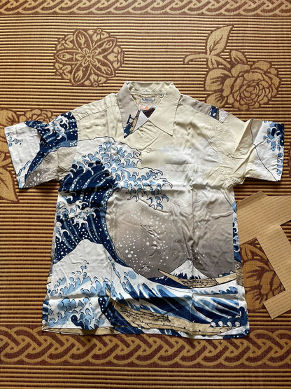SUN SURF Hokusai Great Wave Hawaiian Shirt