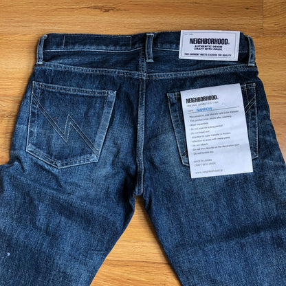NEIGHBORHOOD 2019SS Washed Straight Jeans