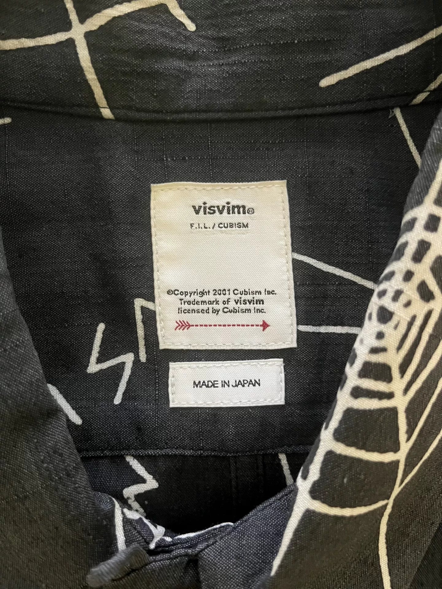 Visvim 19ss Spider Web Shirt