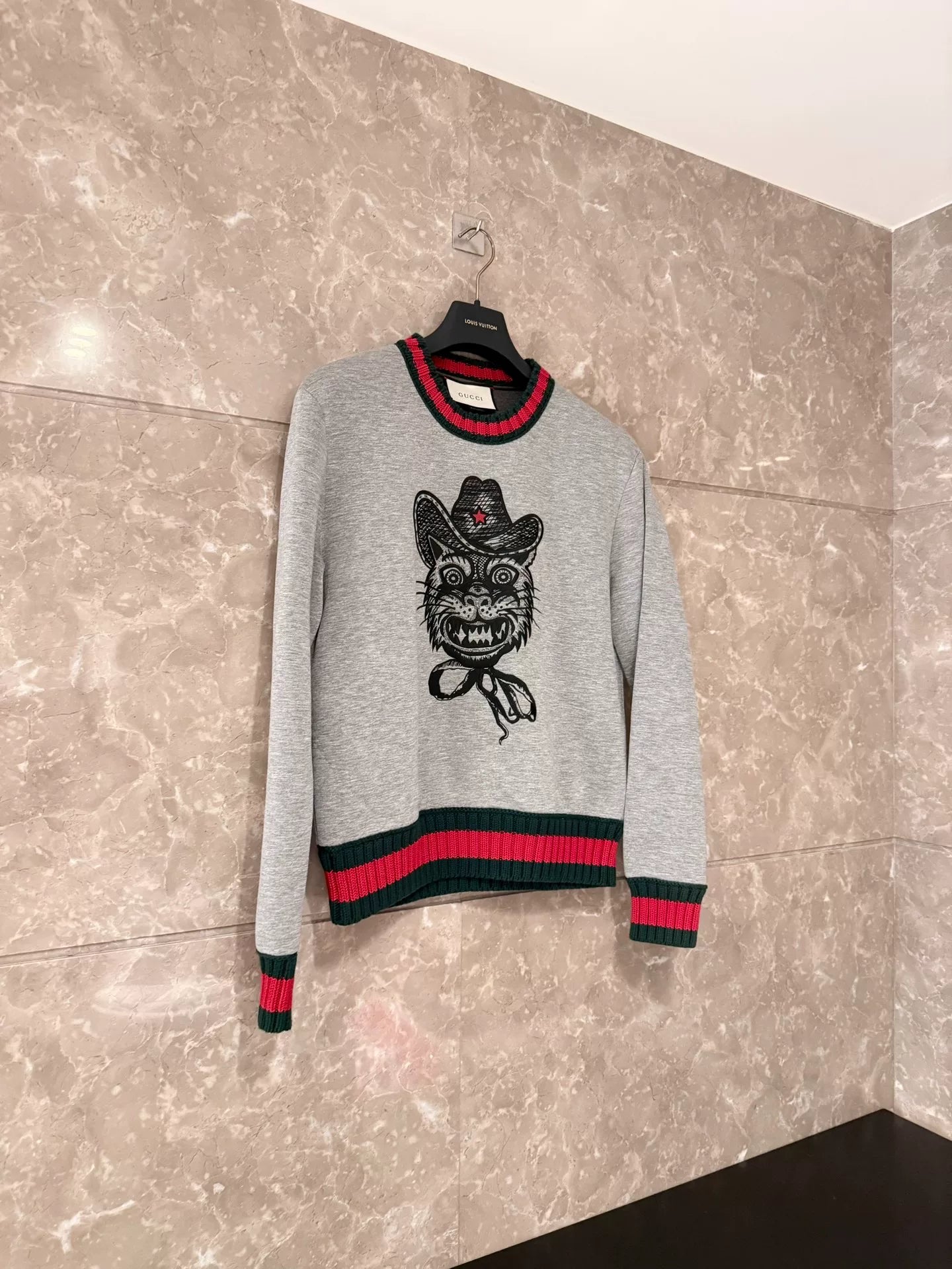 Gucci Embroidered Crewneck Sweatshirt