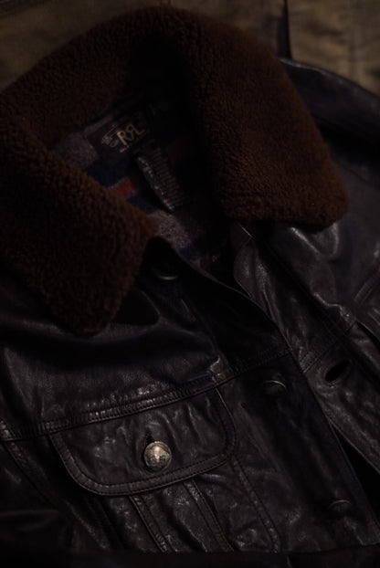 RRL Double RL Leather Jacket M