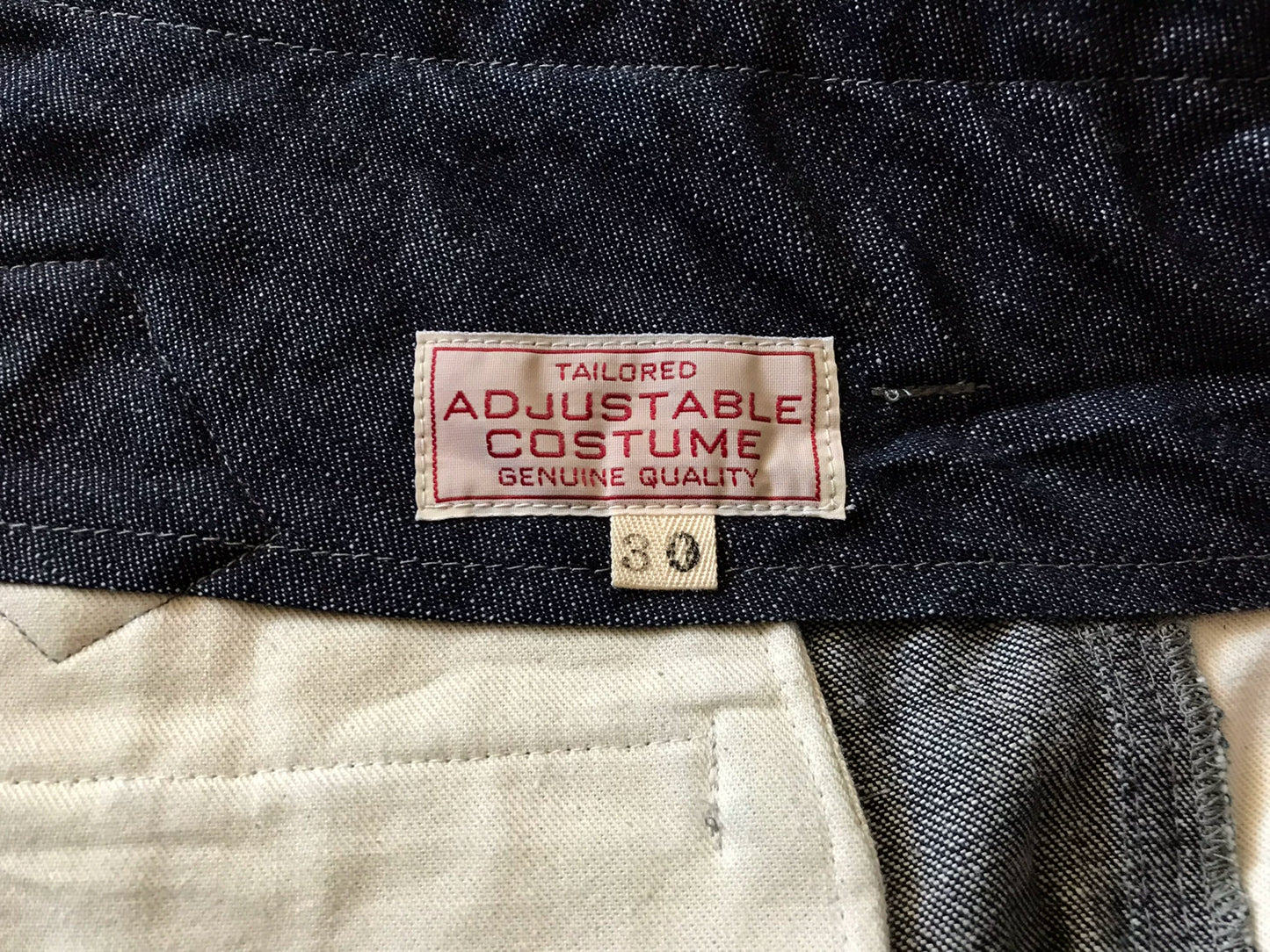 Adjustable Loose Straight Denim Cargo Pants