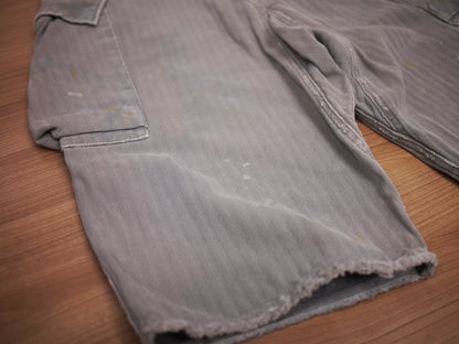 visvim veterans crash shorts in grey