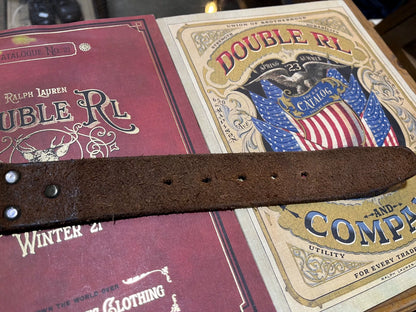 vintage rrl leather belt by ralph lauren