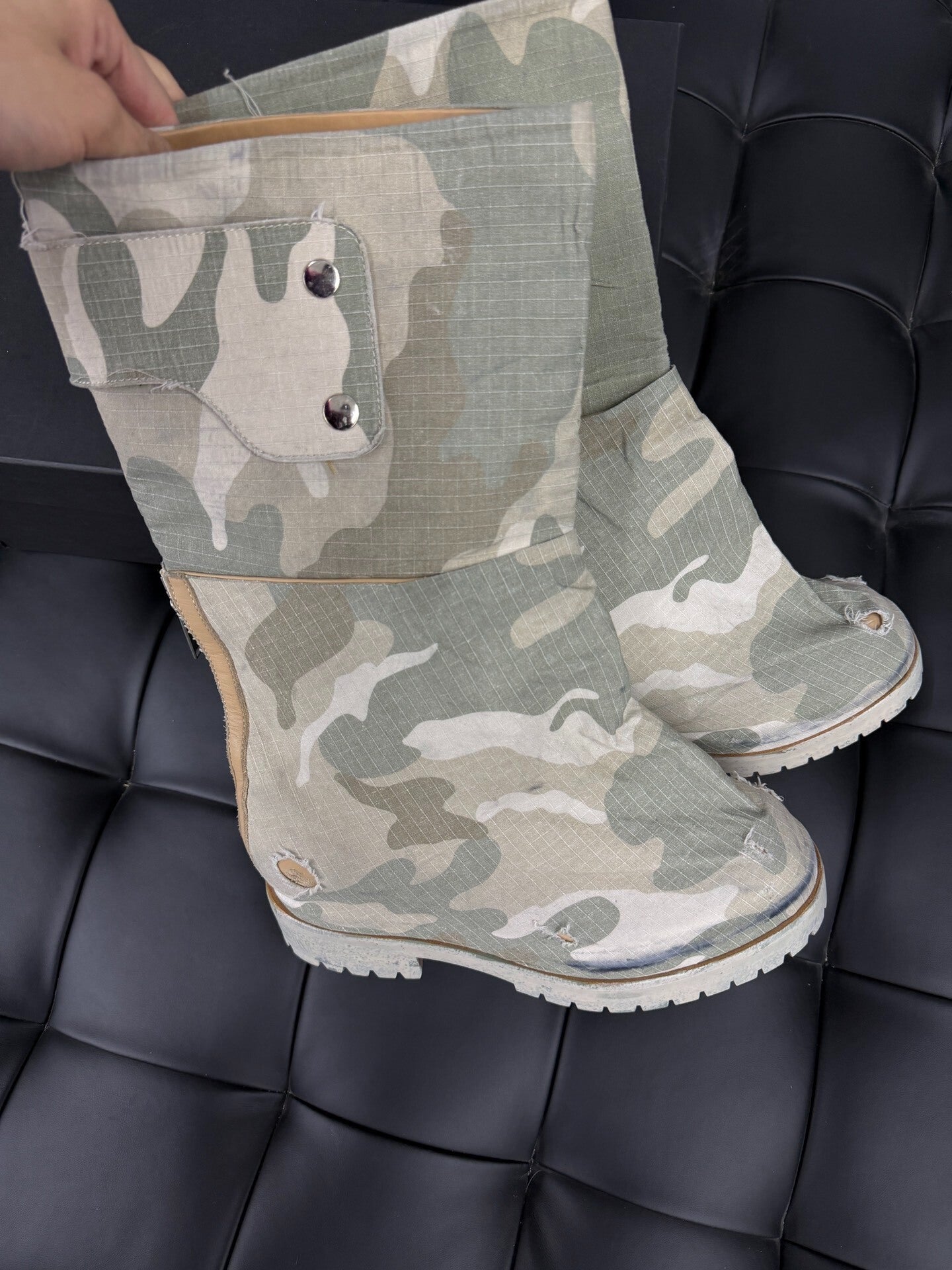 424inc Camo High-Top Dragon Boots