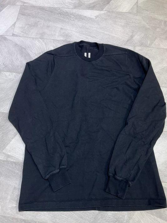 Rick Owens Black Long Sleeve Sweatshirt