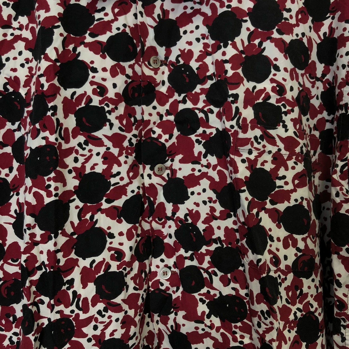 90s Yohji Yamamoto Floral Print Shirt