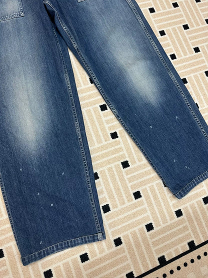 VISVIM SS BENNING DAMAGED DENIM PANTS