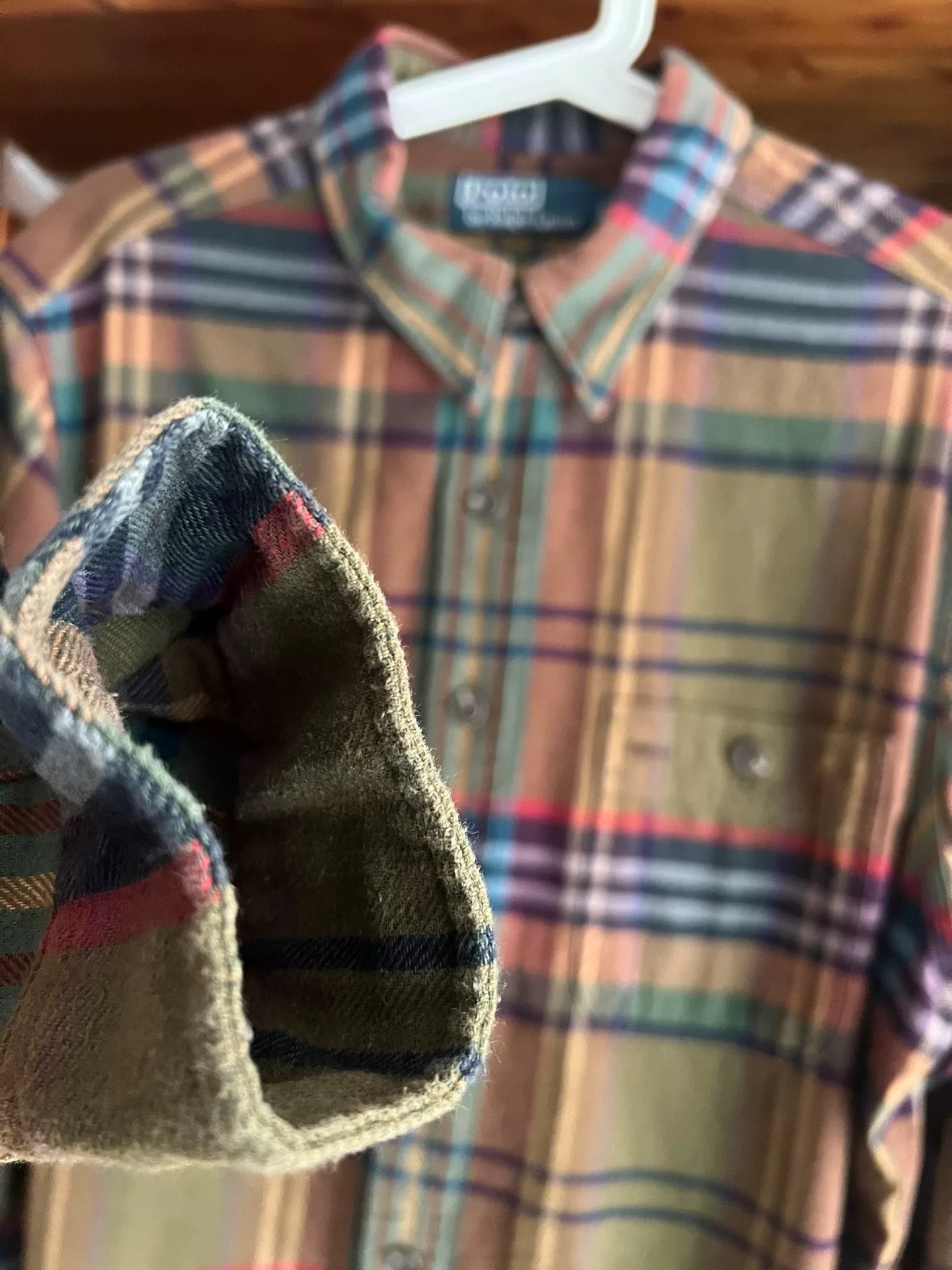 Ralph Lauren Plaid Shirt with Elbow Patches