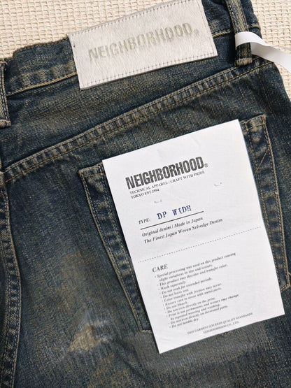 NEIGHBORHOOD SAVAGE DENIM DP WIDE PANTS