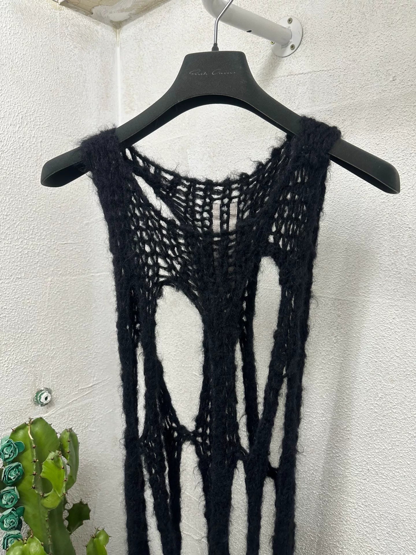 Rick Owens Cut-Out Sweater Vest Runway