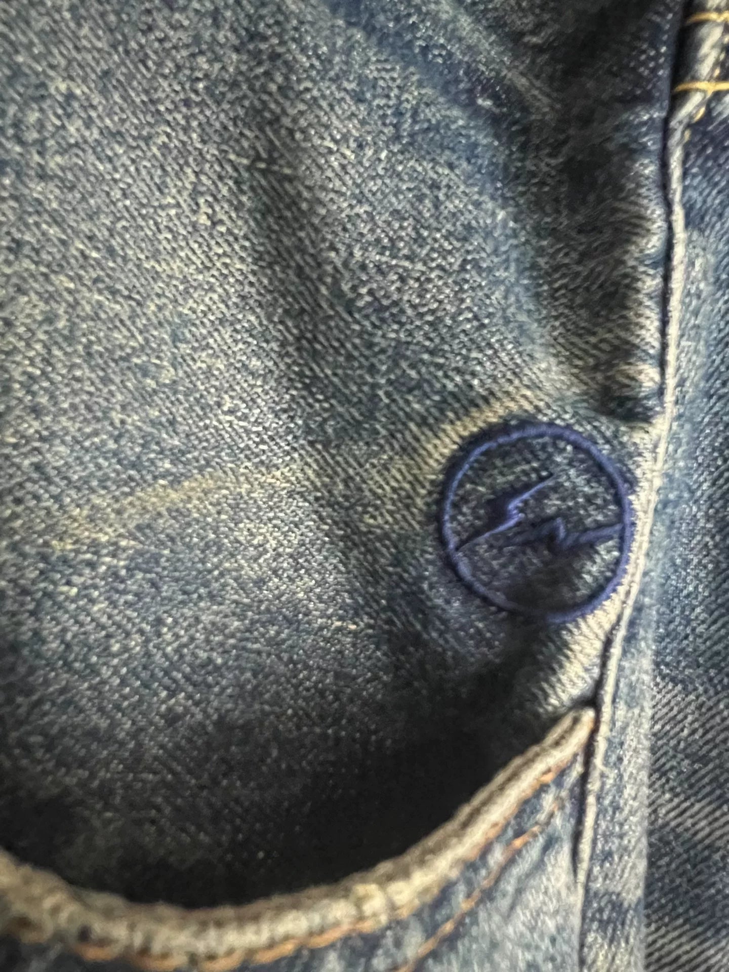 vanquish fragment distressed blue denim jeans