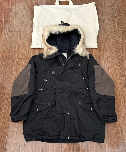 visvim valdez wool pile coat