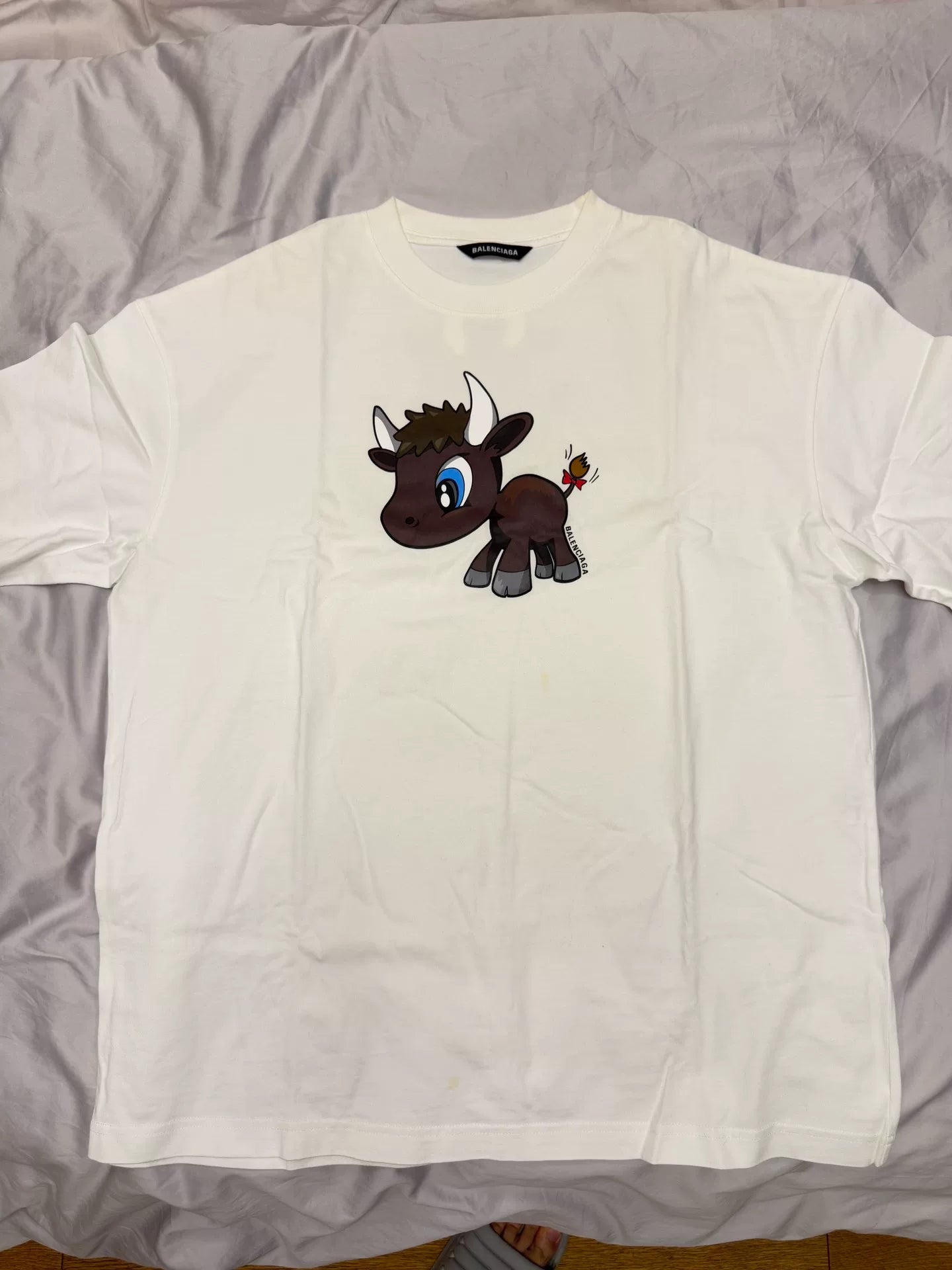 balenciaga short sleeve t-shirt with design