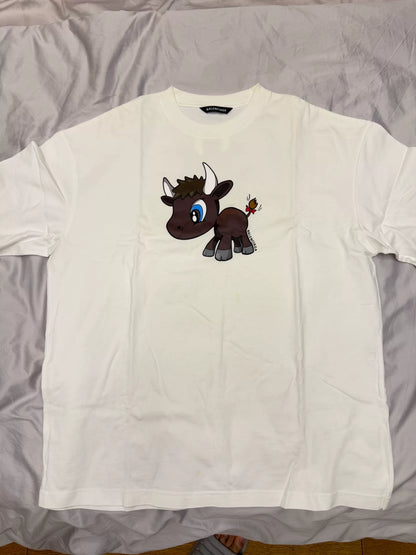 balenciaga short sleeve t-shirt with design