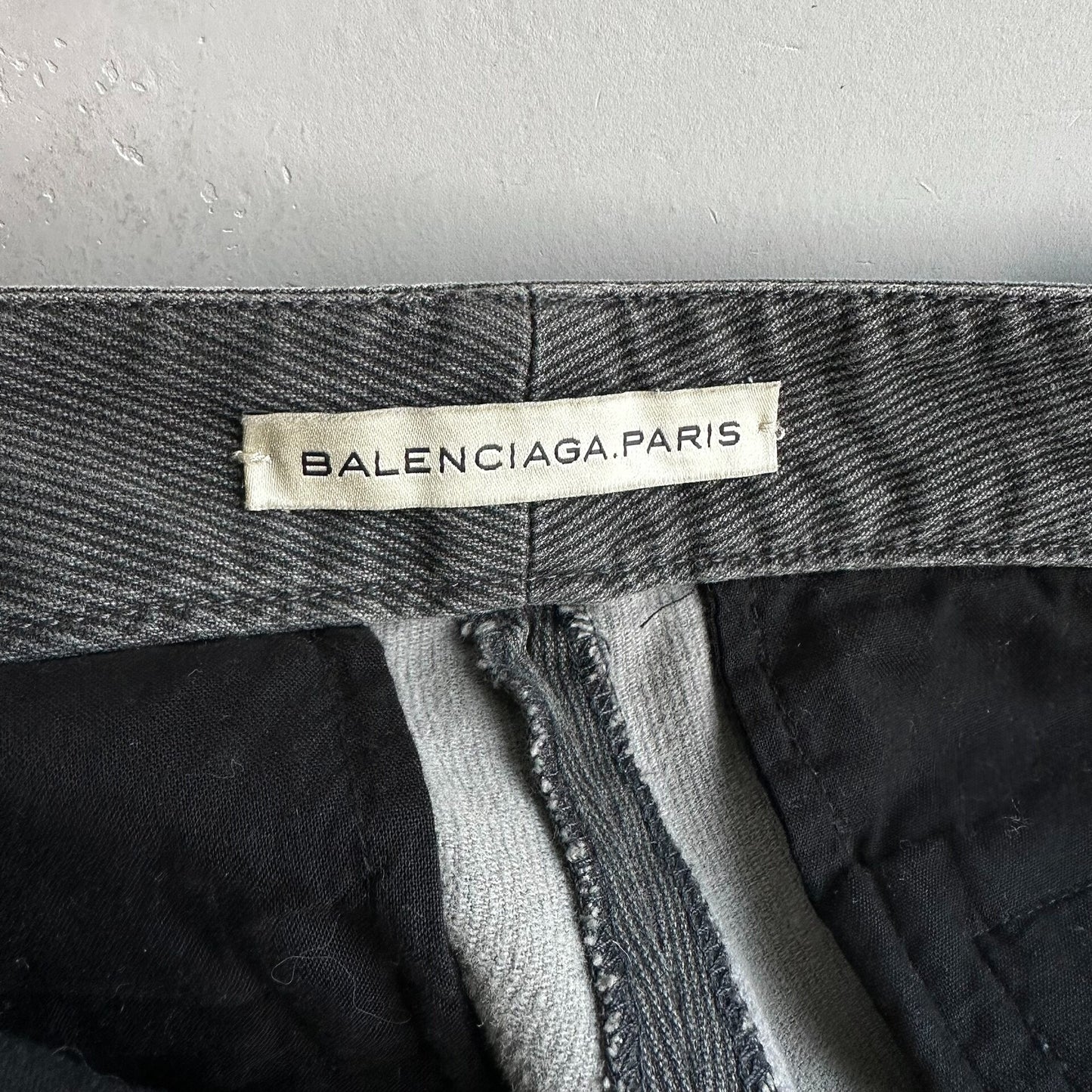 balenciaga washed cargo pocket trousers size 44