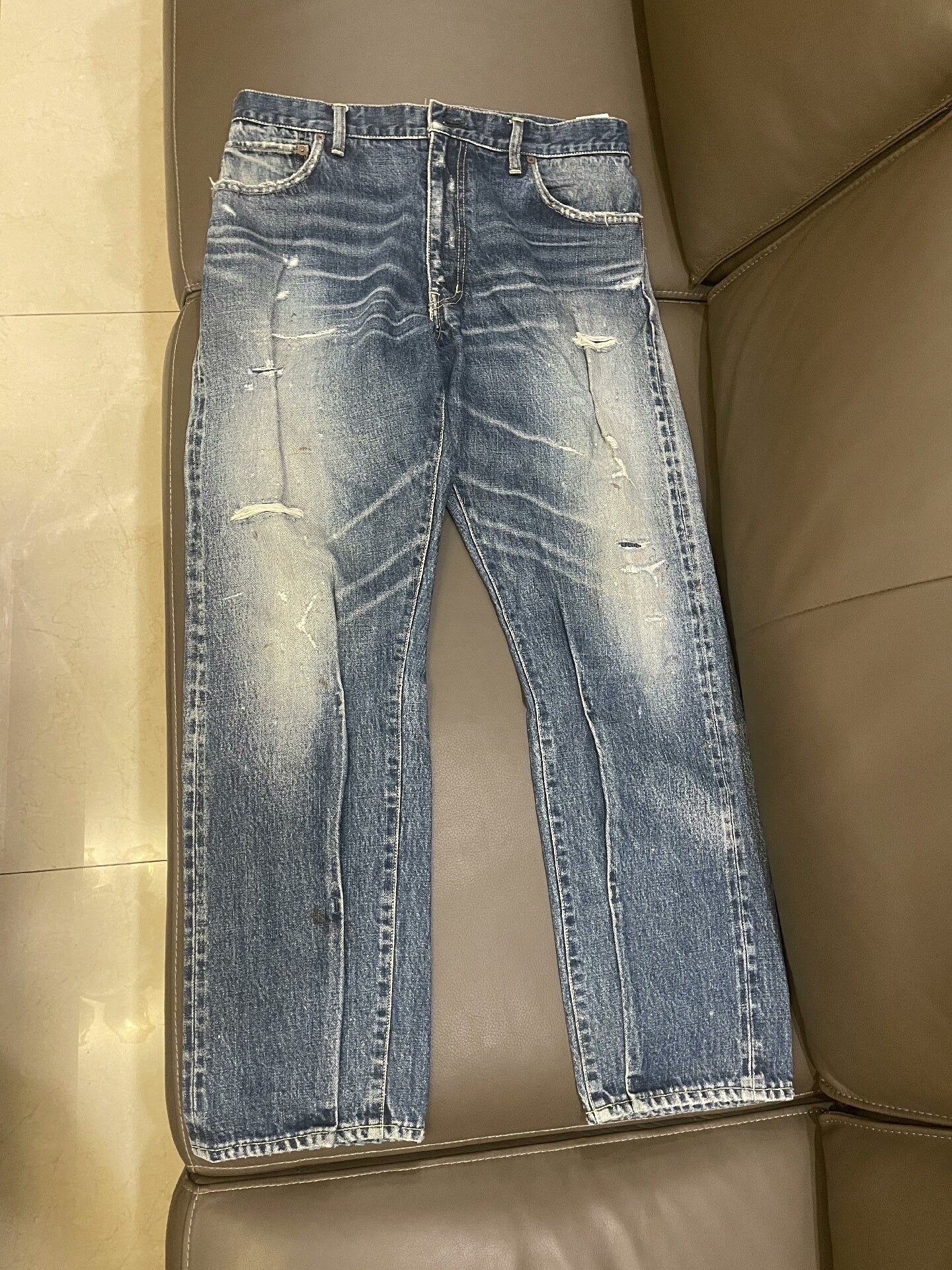 visvim 22SS Journeyman Tacked DMGD Pants