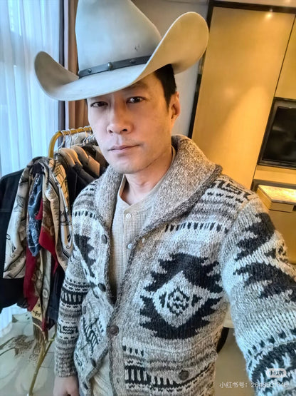 RRL Hand-Knit Linen-Blend Cardigan