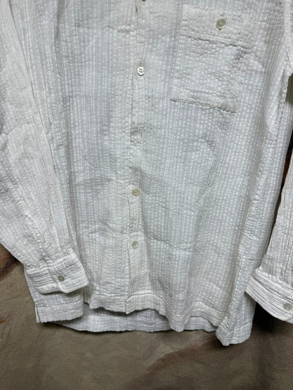 Issey Miyake Men Gingham Layered Shirt Jacket