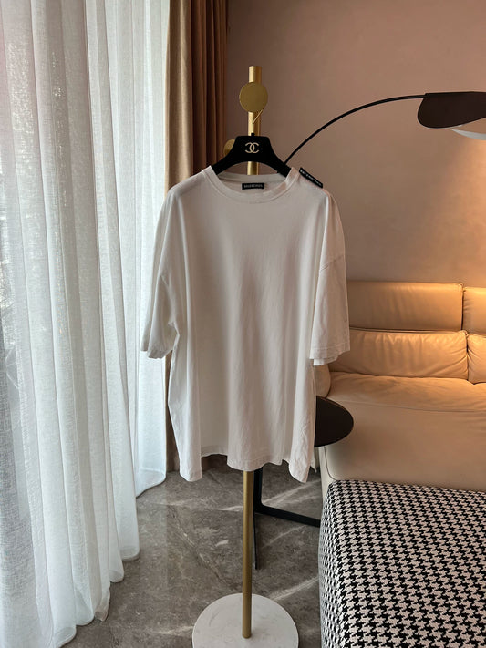 Balenciaga White Logo T-Shirt XS Size