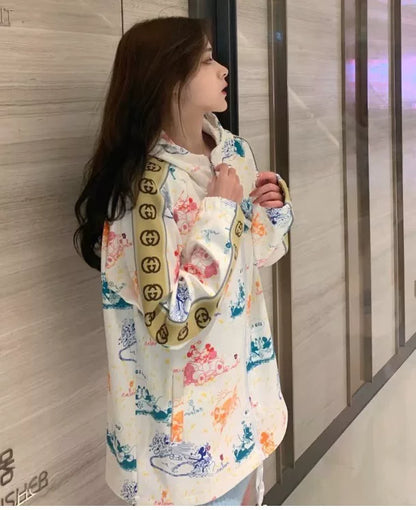 gucci x disney white reflective jacket