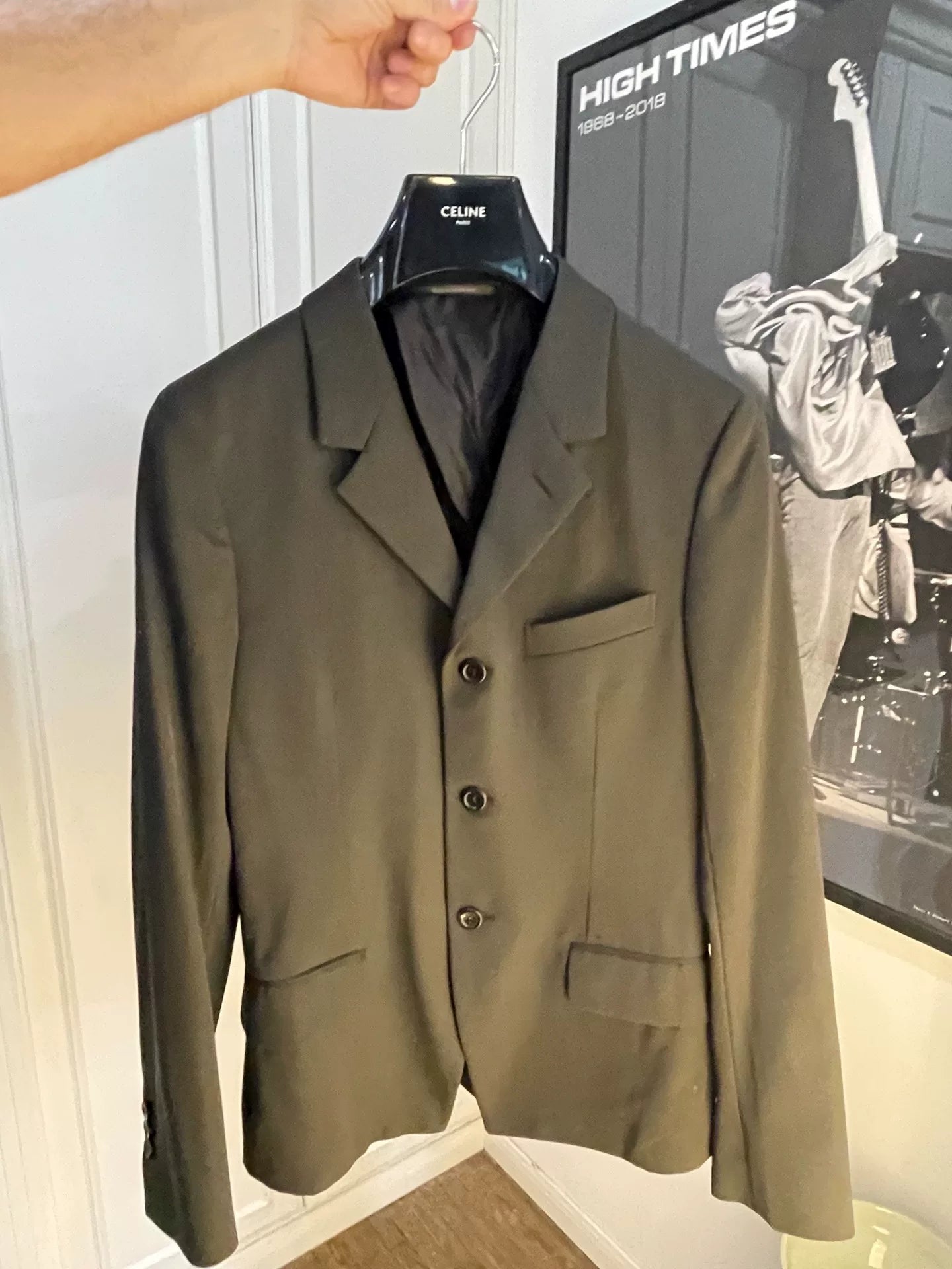 YSL 2011 Vintage Dark Green Blazer