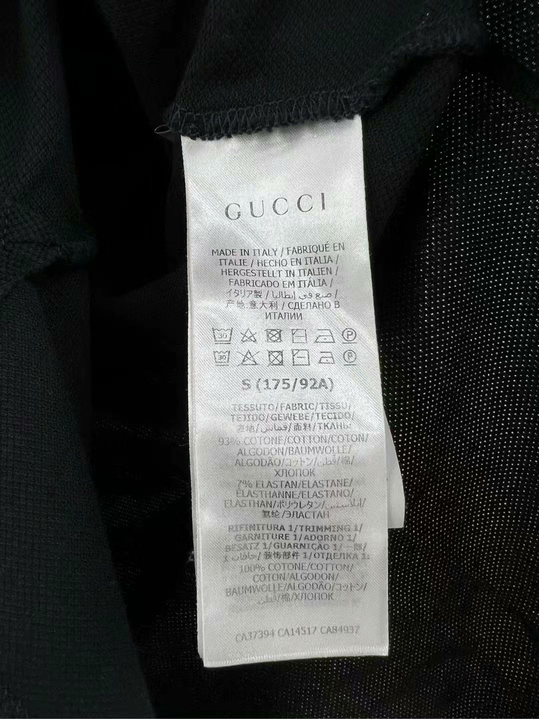 gucci short sleeve polo with arm logo