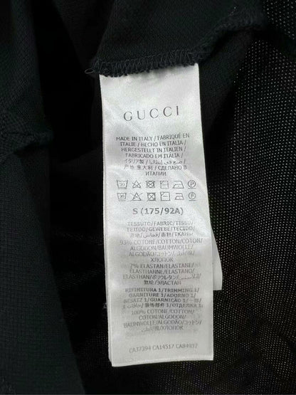 gucci short sleeve polo with arm logo