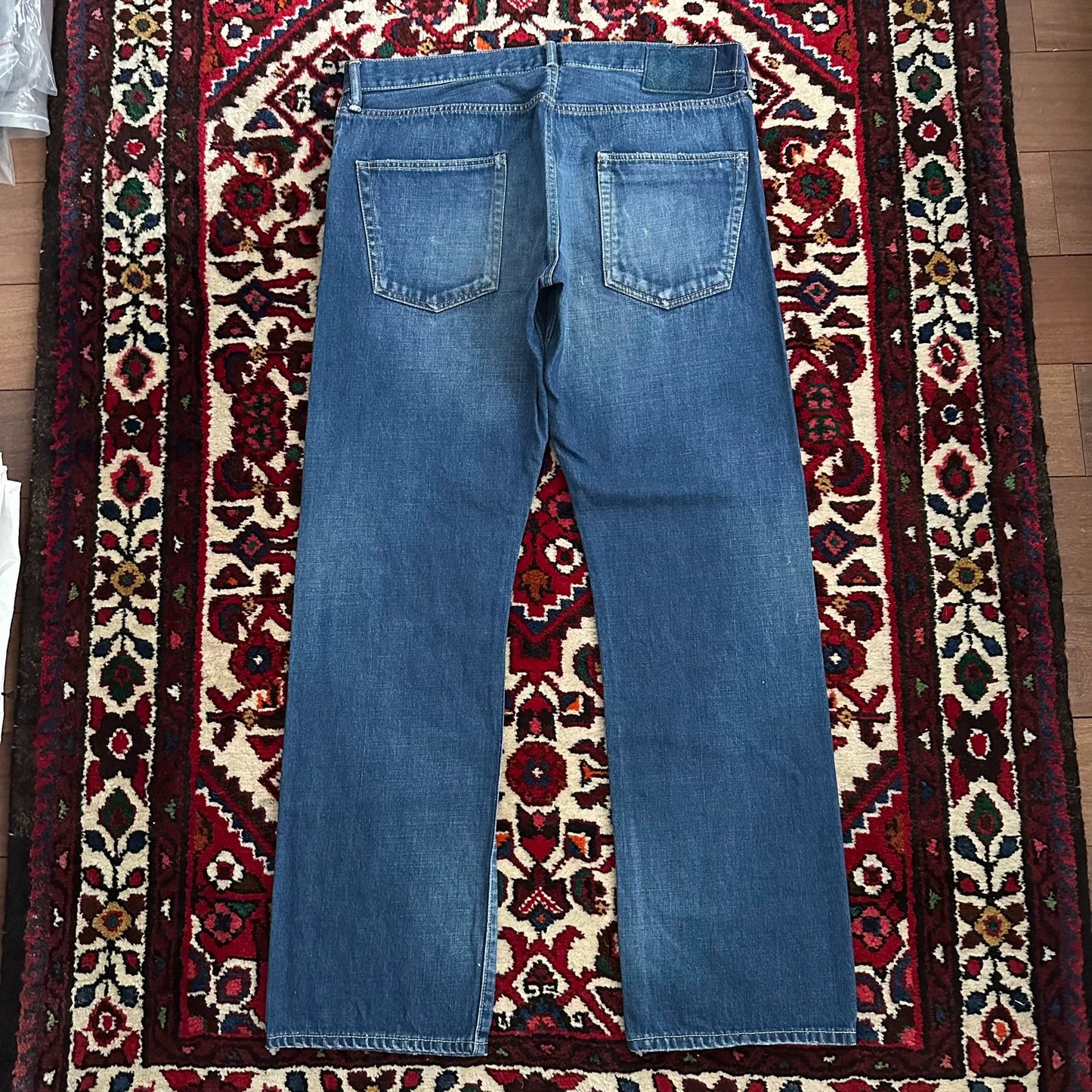 visvim wide wash denim pants w36l30