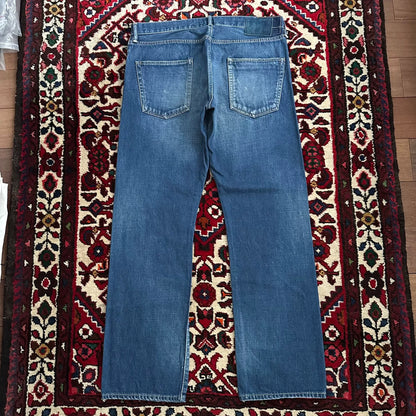 visvim wide wash denim pants w36l30